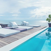 Pentru totdeauna statiune de vara de la piscina