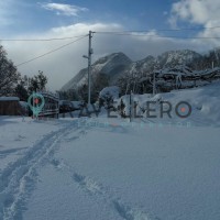 Borgo Donna Teresa intrare cu zăpadă