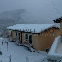 Borgo Donna Teresa peisaj de iarnă