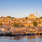 Piața de pește în Cornul de Aur din Istanbul