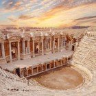 Amfiteatrul roman din Hierapolis, provincia Denizli, Turcia