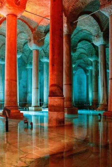 Bazilica Cisterna din Yerebatan din Istanbul. 3