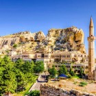 Orașul Urgup în Cappadocia, Turcia