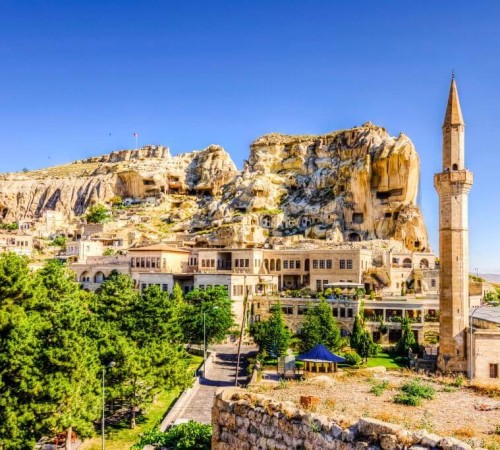 Orașul Urgup în Cappadocia, Turcia