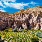 Vedere a Văii Zelve în Cappadocia