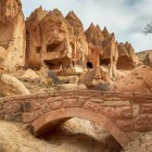 Vedere parțială a Parcului Național din Valea Zelve din Nevșehir, Cappadocia