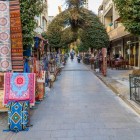 Zonă pietonală în Selcuk, în provincia Izmir (Smirna) din Anatolia, Turcia