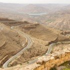 Vederea de pe Muntele Nebo în Iordania, unde Moise a contemplat Țara Sfântă