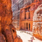 Al-Khazneh (Tezaurul) la Petra, capitala vechiului Regat Nabatean în Iordania