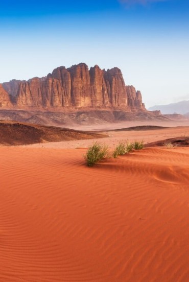 Deșertul roșu al Wadi Rum din Iordania