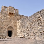 Exteriorul Castelului Qasr Azraq în Amman, Iordania