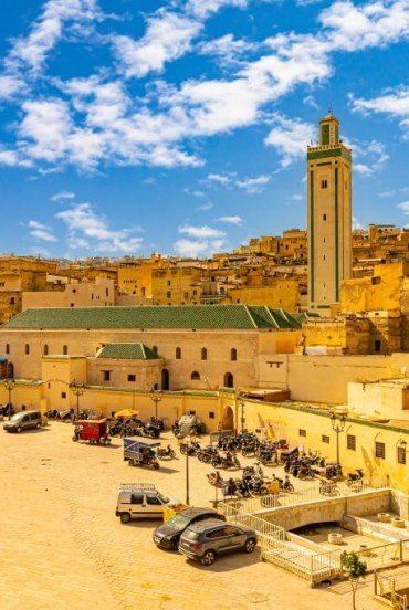 Fes, vedere a orașului Patrimoniu Mondial UNESCO
