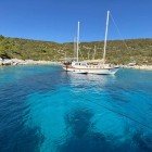 Insula Orak găzduiește o multitudine de viețuitoare marine, în special țestoasele Caretta caretta, ceea ce o face o alegere perfectă pentru pasionații de scufundări și snorkeling