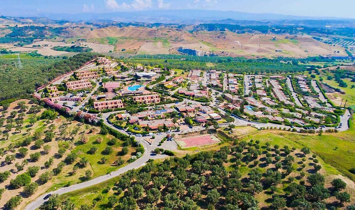 Satul Porto Rhoca - Porto Rhoca văzut de sus