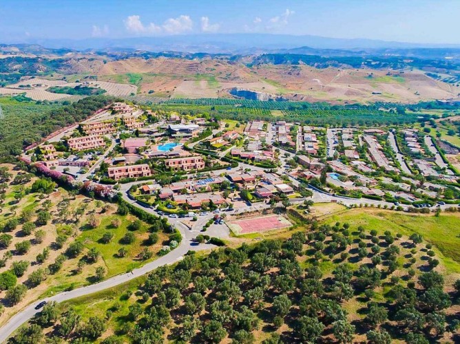 Satul Porto Rhoca - Porto Rhoca văzut de sus