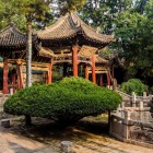 Pavilionul Phoenix din Xi’an, bijuterie arhitecturală, combină eleganța clasică cu simboluri ale prosperității și renașterii în tradiția chineză.