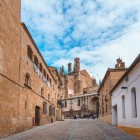 Străzile vechi ale centrului istoric din Plasencia conduc spre Catedrala Adormirea Maicii Domnului. Un pitoresc decor medieval, cu clădiri din piatră și străzi liniștite în inima Extremadurii.