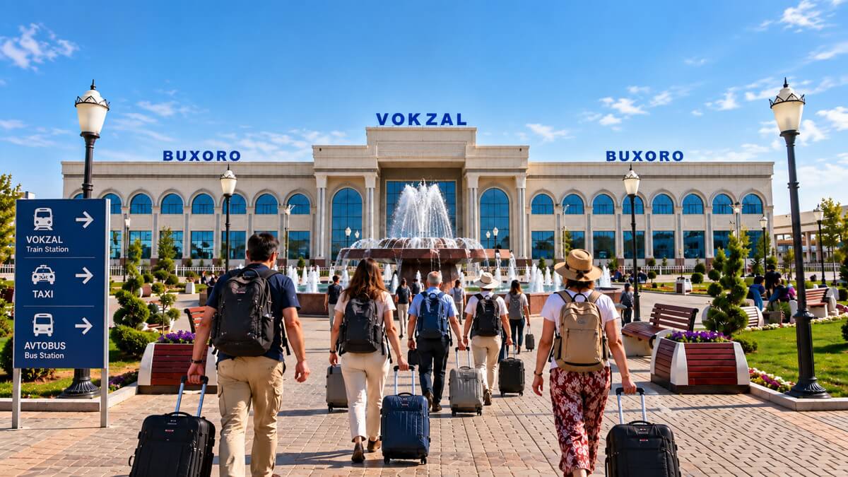 Spre Khiva prin vestul Uzbekistanului