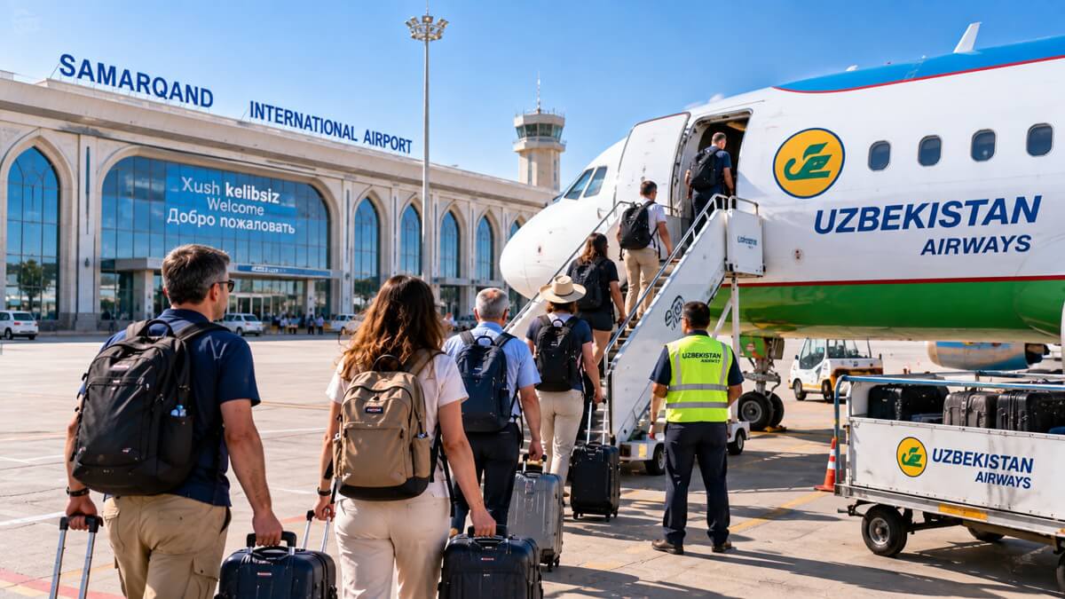 Zboruri &icirc;ntre regiunile Uzbekistanului