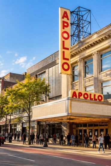 Apollo Theater în cartierul Harlem din New York